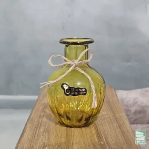 گلدان شیشه ای رنگی (کد F005)